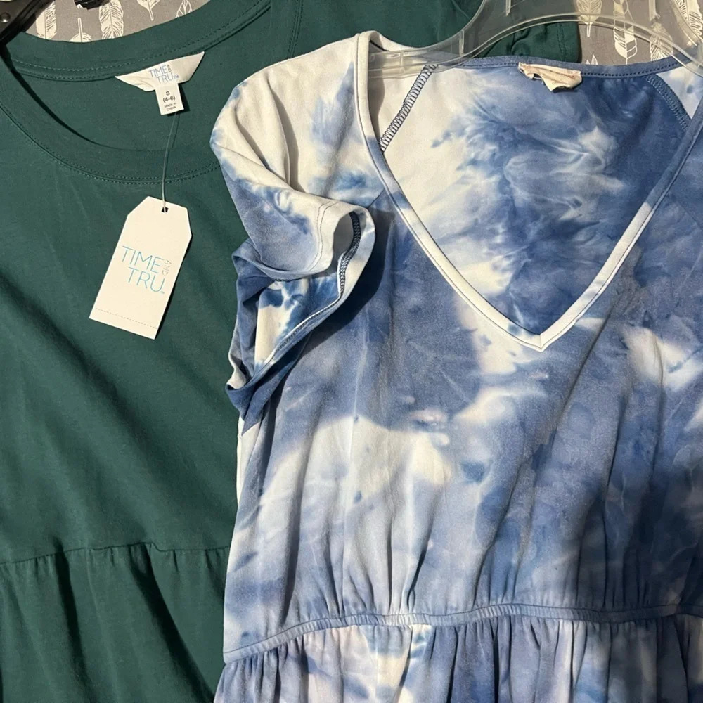 2 Dresses Time And Tru & Hem And Thread